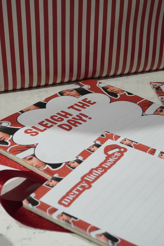 CUSTOM FACE CHRISTMAS NOTEPAD