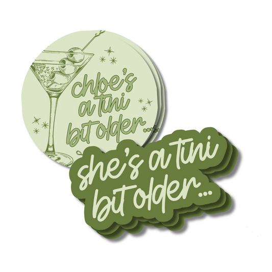 PERSONALISED TINI BIT OLDER STICKERS