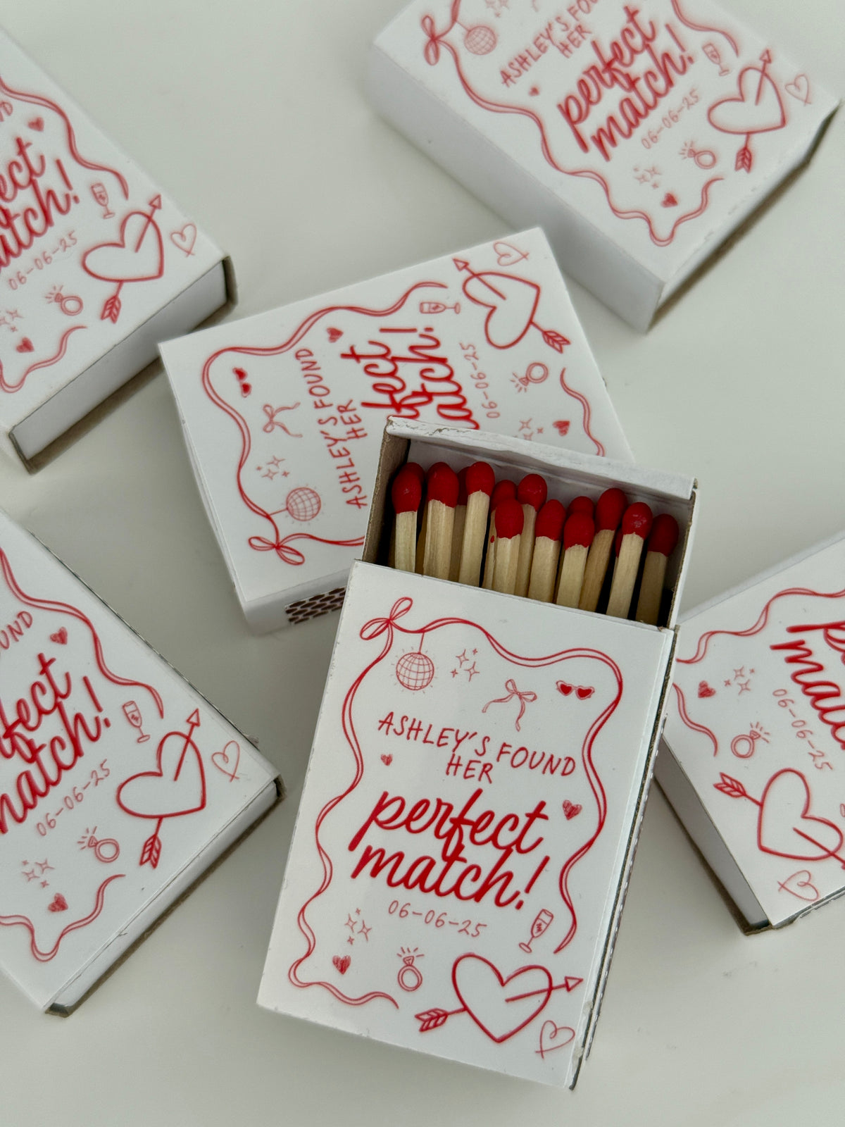 "The Perfect Match" Mini Matchboxes
