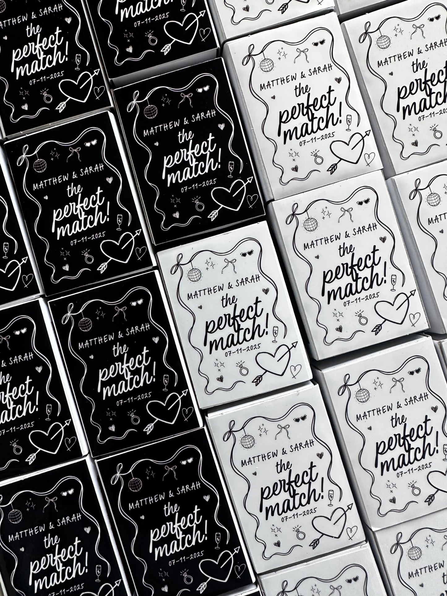 "The Perfect Match" Mini Matchboxes