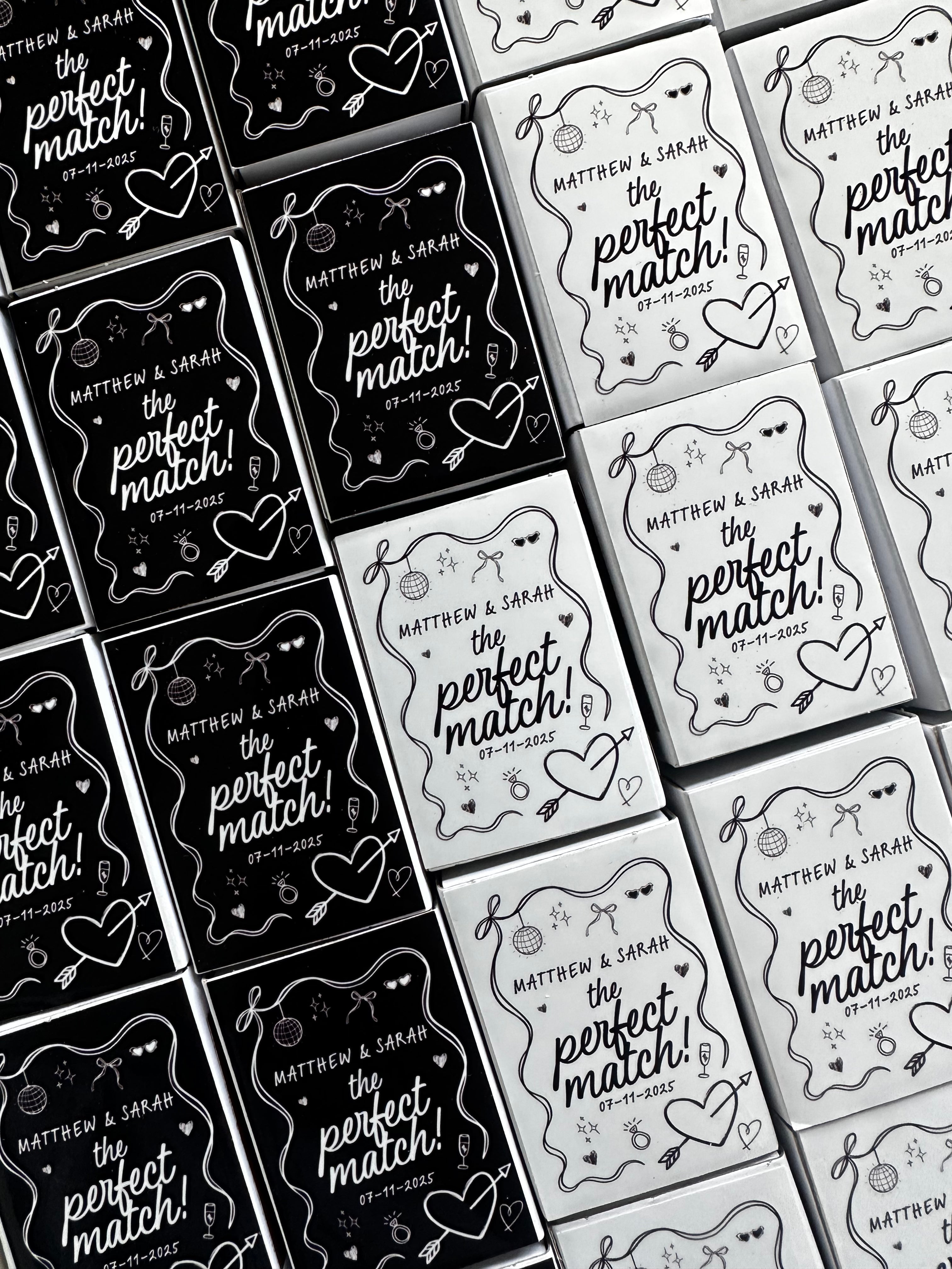 "The Perfect Match" Mini Matchboxes