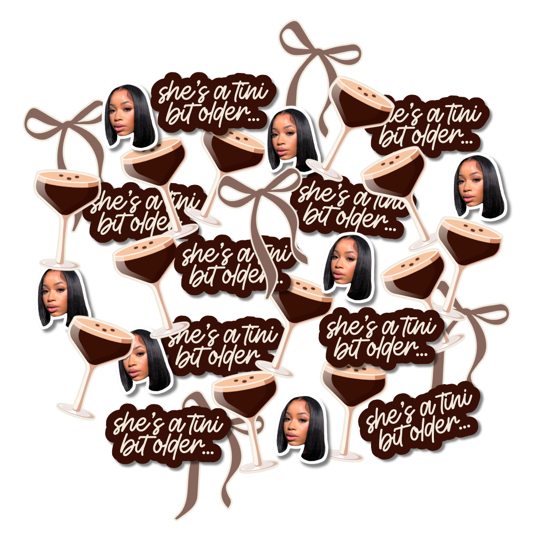 Personalised Tini Bit Older Confetti (Espresso Martini)
