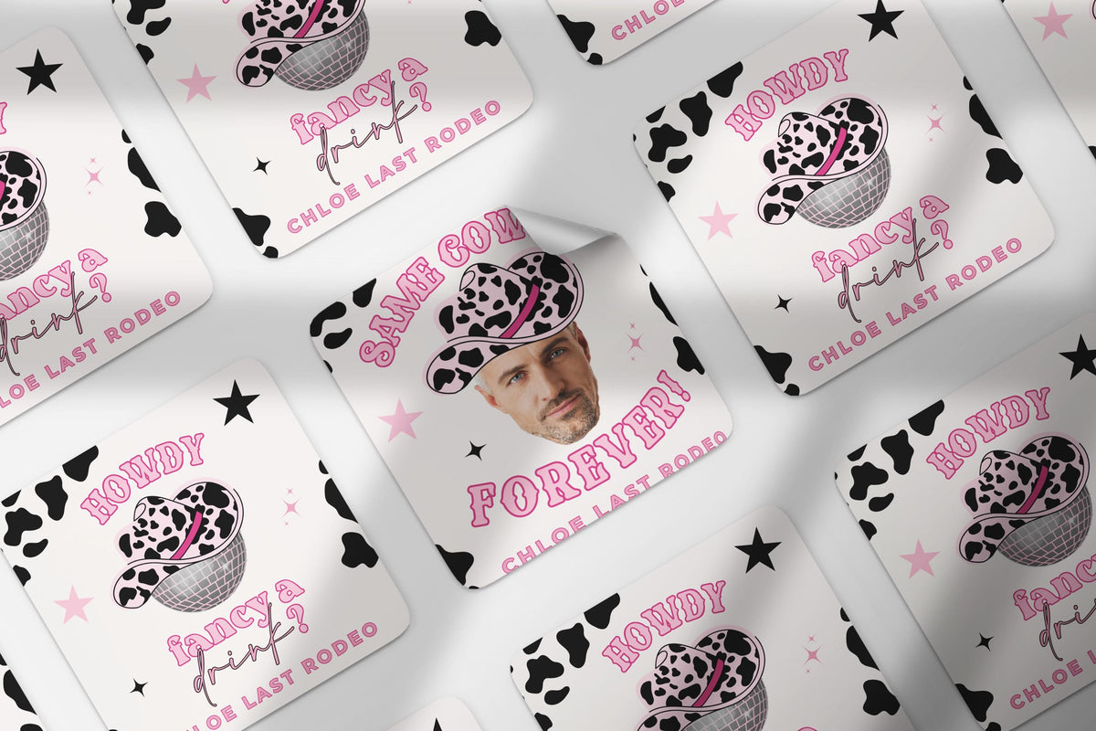 LAST RODEO PERSONALISED MINI ALCOHOL LABELS & BOTTLES