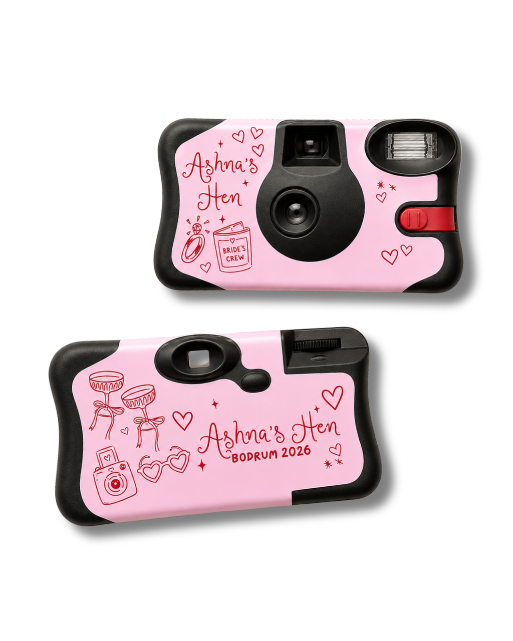 Personalised Hen Do/Bridal Party Camera Wrap